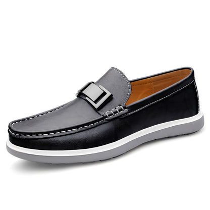 Martin - Casual flat leather shoes for men