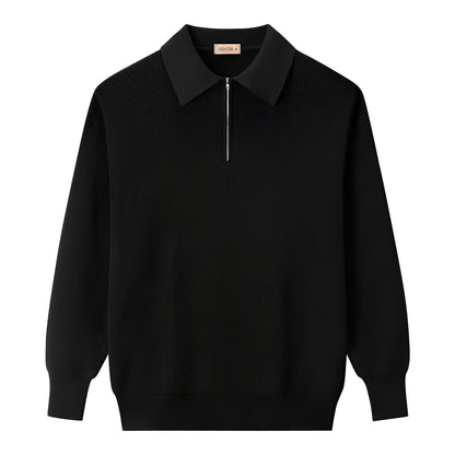 Justin - Modern Sweater with Half Zipper for Men