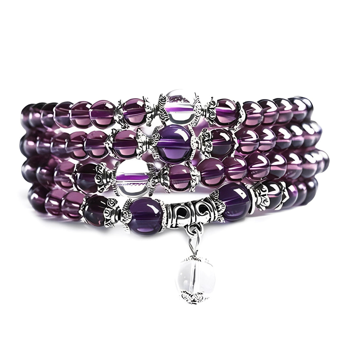 Mia – Bracelete e colar espiritual em ametista