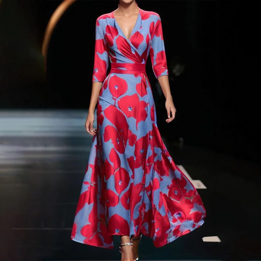 Yuna - Vestido Envelope Floral