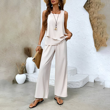 Elma - Elegante conjunto de duas peças de verão para mulher