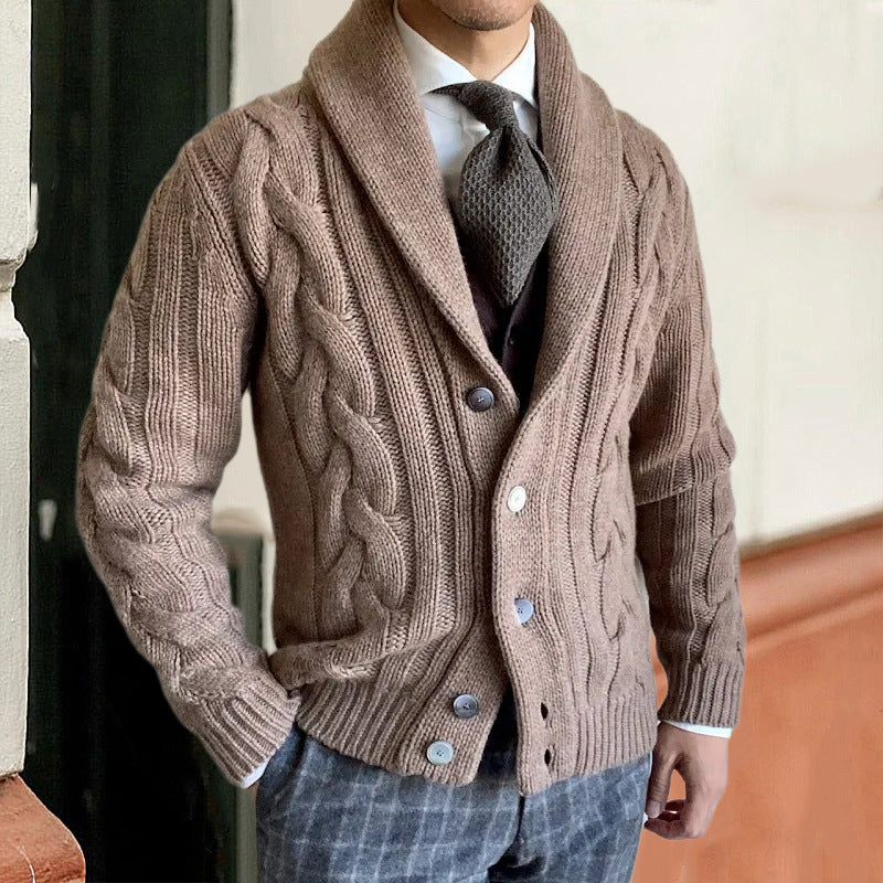 Archie - Elegant Knitted Jacket for Men