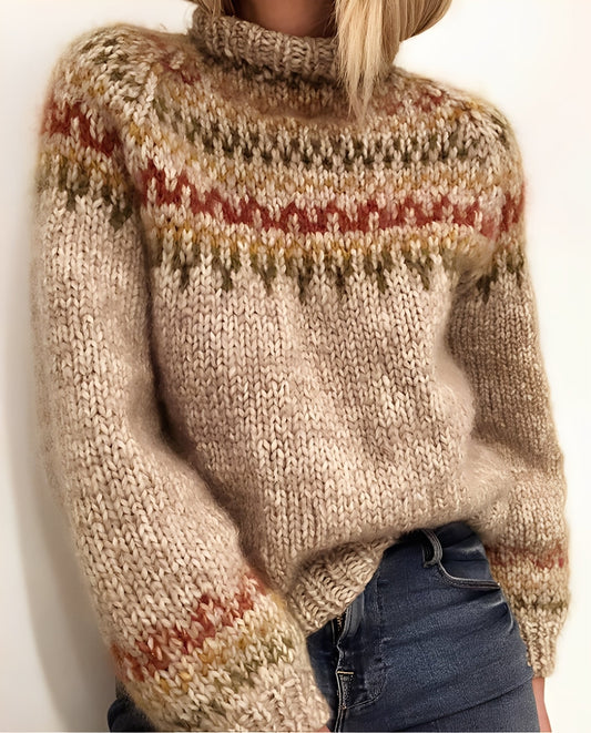 Macey - Großer Strickpullover für Damen