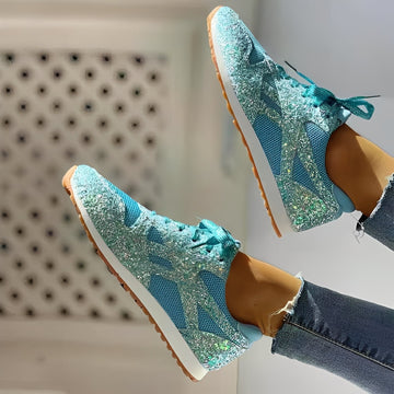 Berley - Dos sapatos com brilho elegantes para mulheres