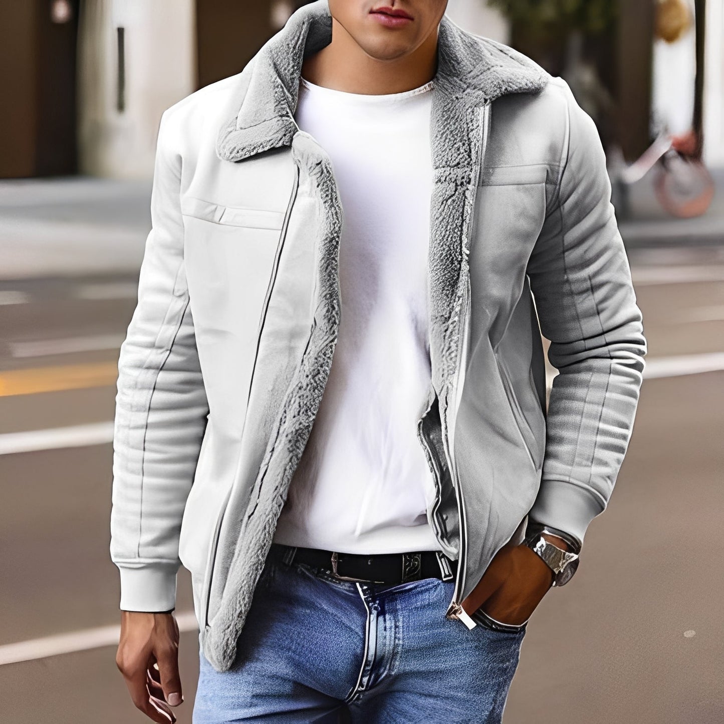Josh - Modern, warm jacket for men