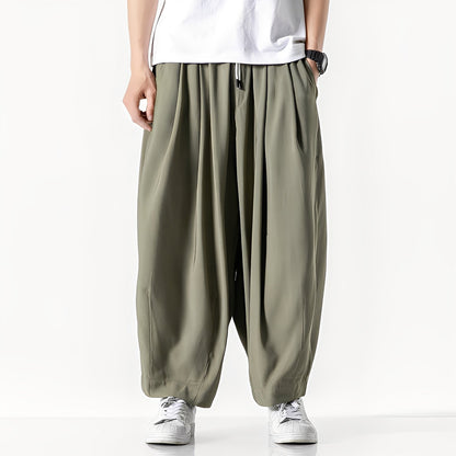 Adam - Wide cotton trousers for men