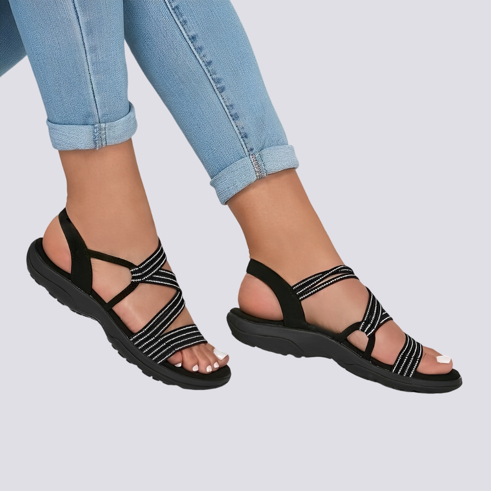 Abby - Sandálias Femininas - Para Dias Casuais na Praia