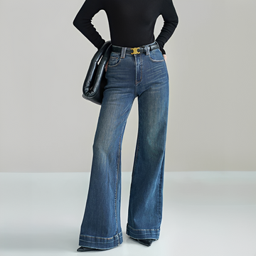 Tamia - Jeans Elegante de Cintura Média