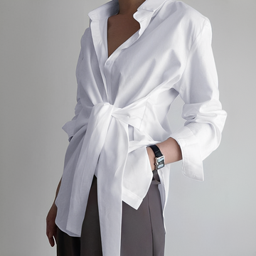 Jasmina - Camisa estilosa de manga longa