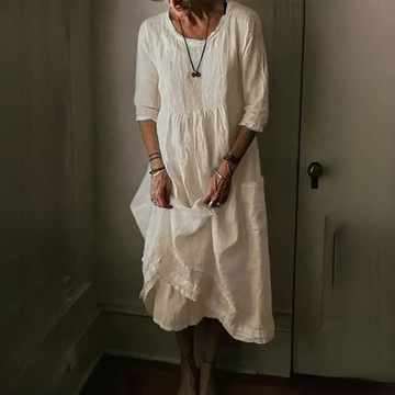 Aimee - Vestido Confortável Plissado