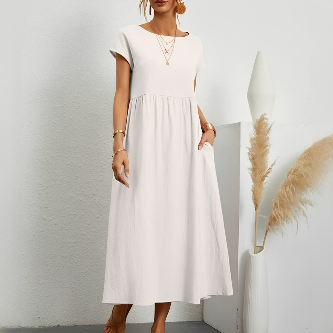Ginovie - Vestido de verão elegante para mulher