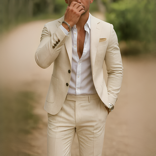 Hanzel - Conjunto de duas peças formal para homem