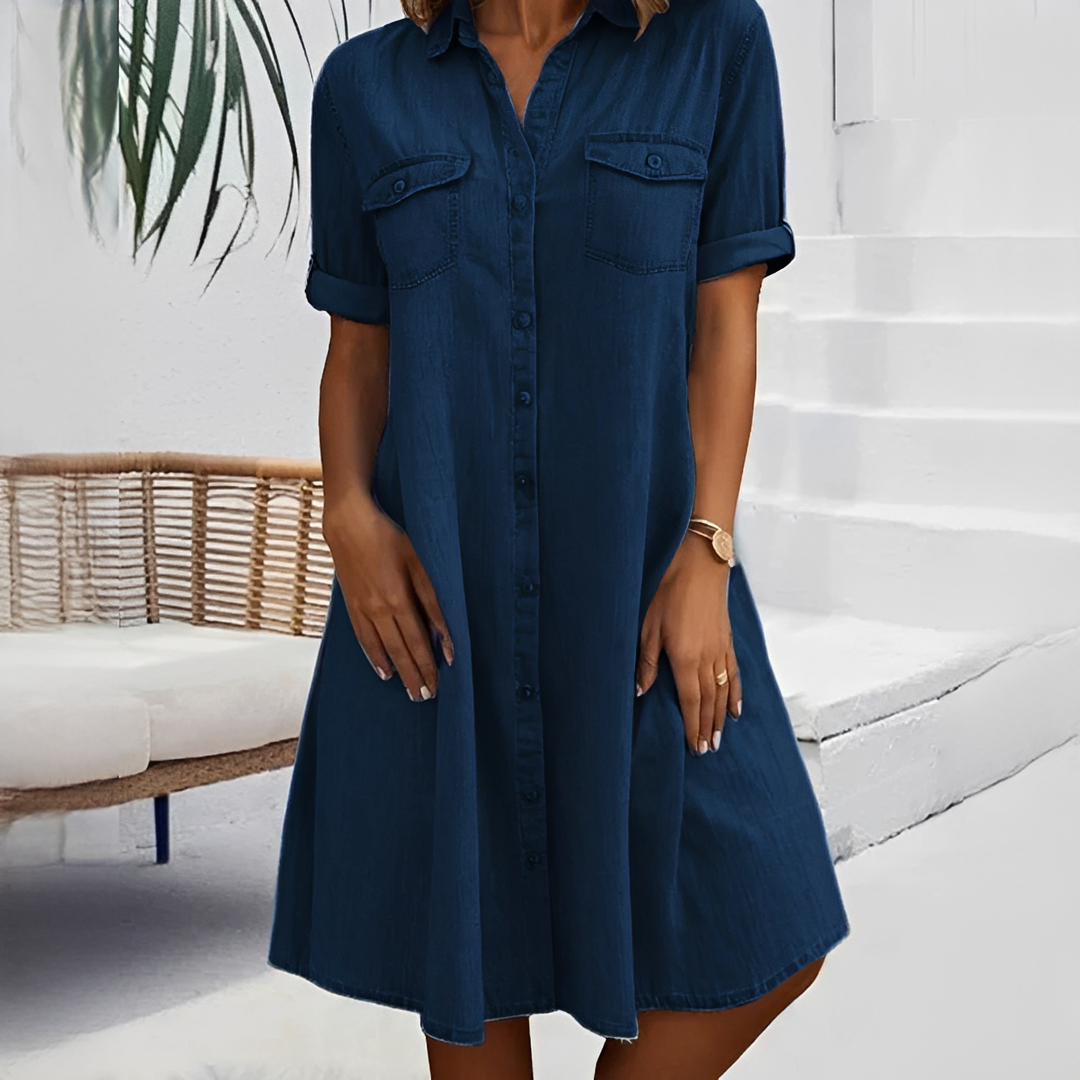 Naomi - Vestido Casual com Botões