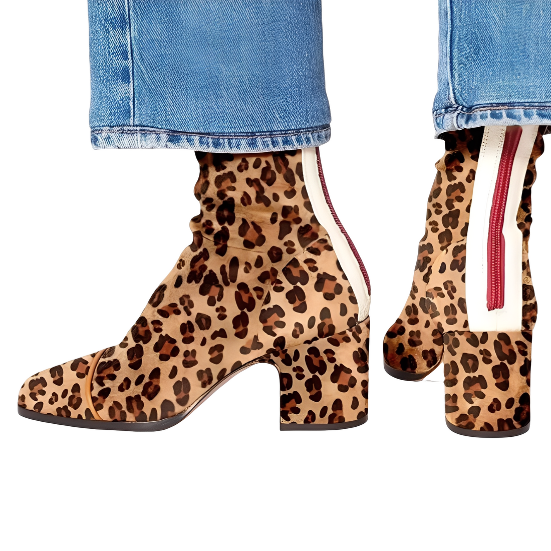 Juliana - Botas Elegantes com Salto Bloco para Mulheres