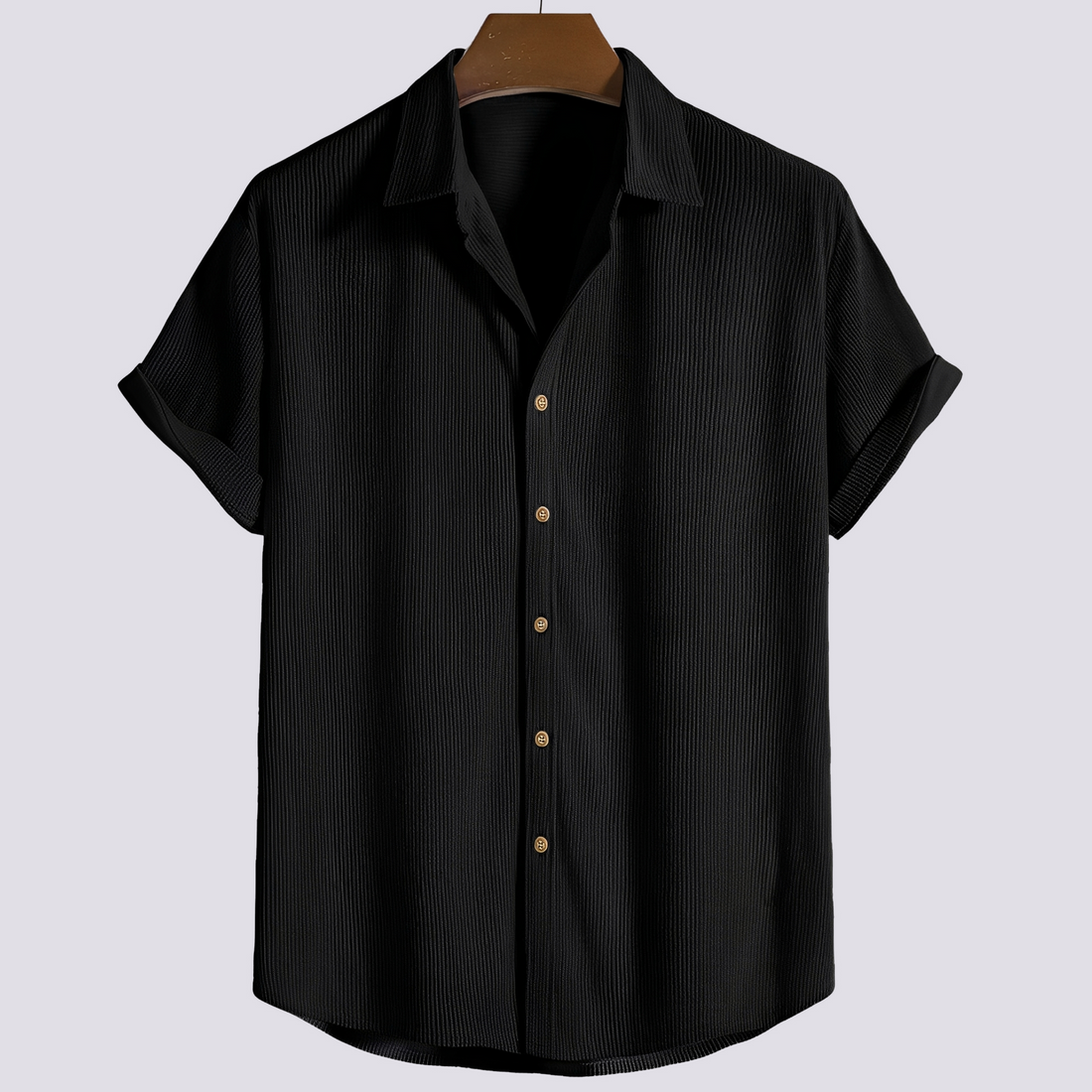 Kierce - Camisa casual com padrão para homens