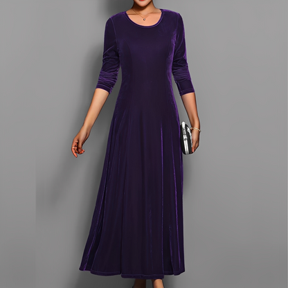 Mathilde - Elegantes Kleid mit langen Ärmeln für Damen