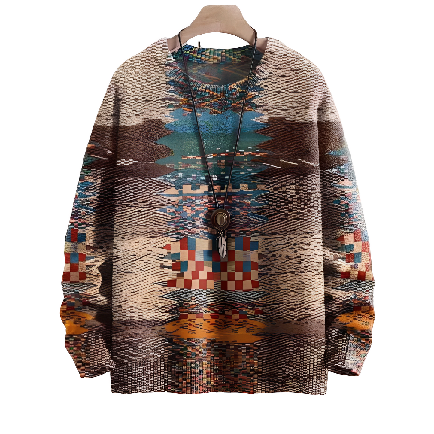 Eugene - Elegant striped wool sweater for men