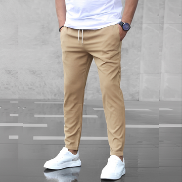 Aljure - Calças casuais slim-fit para homens