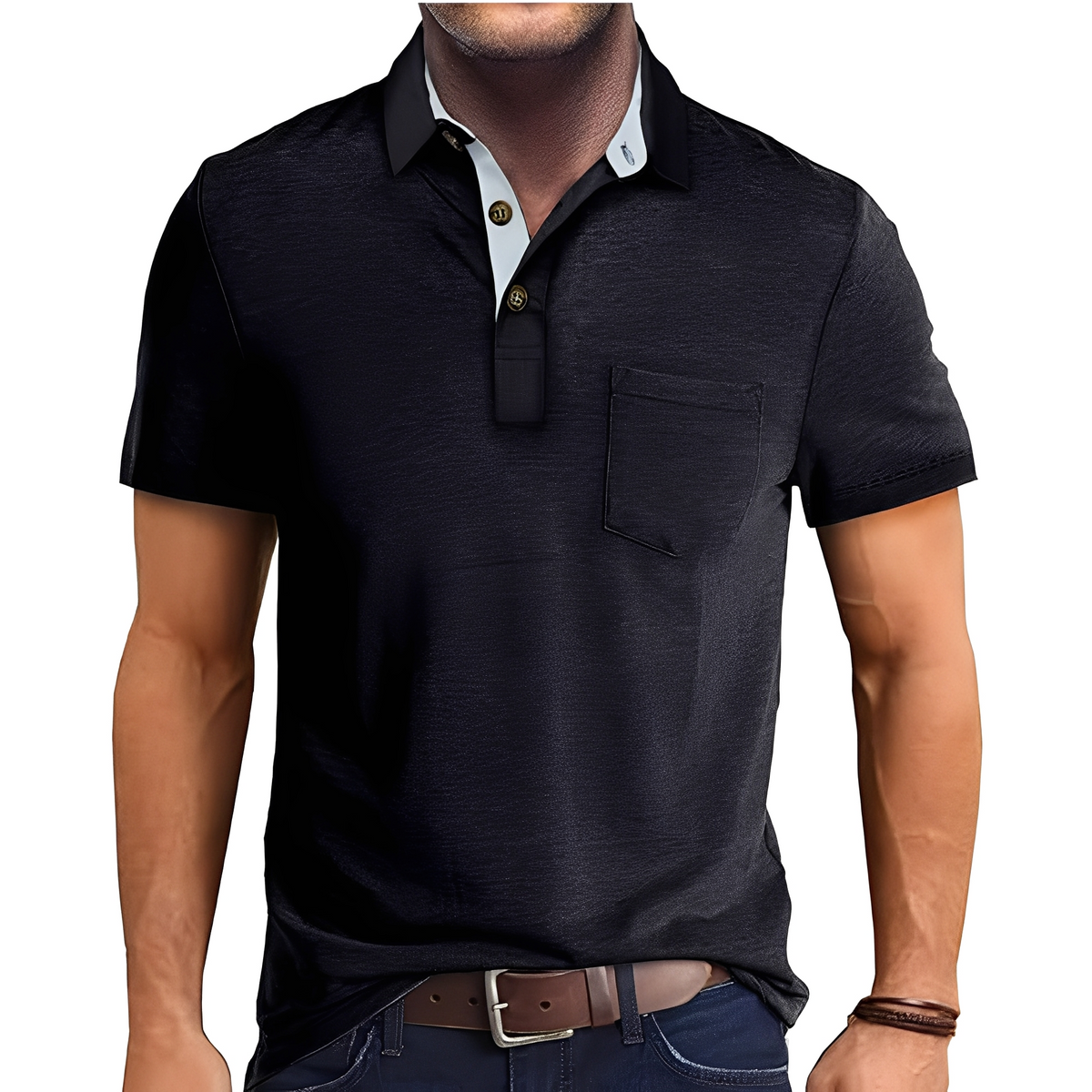 Abner - Camisa polo de estilo clássico