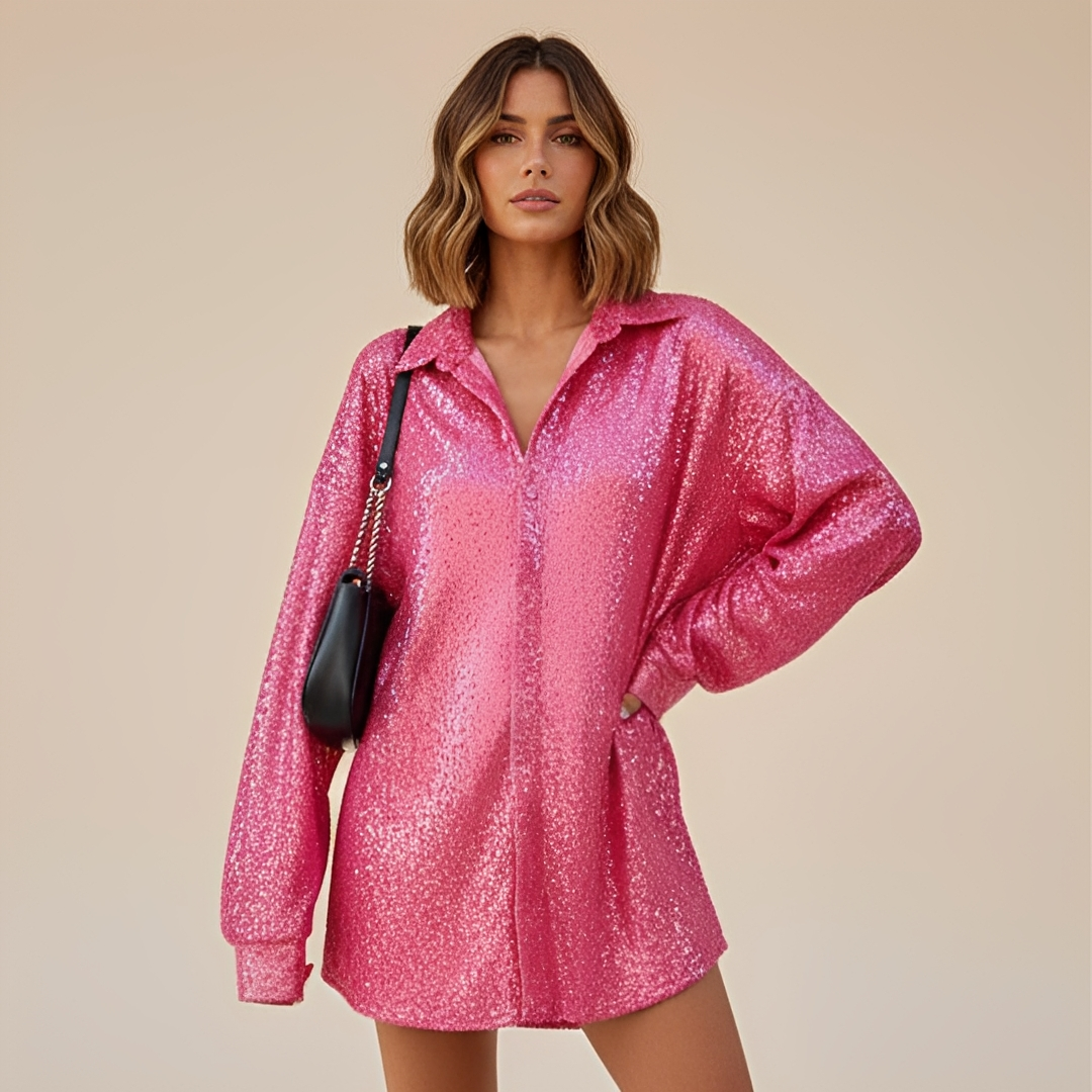 Laurie - Blusa Oversized Elegante e Estilosa