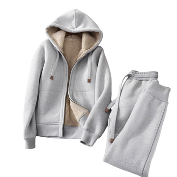 Monica - Conjunto confortável de hoodie e calça de moletom para mulheres