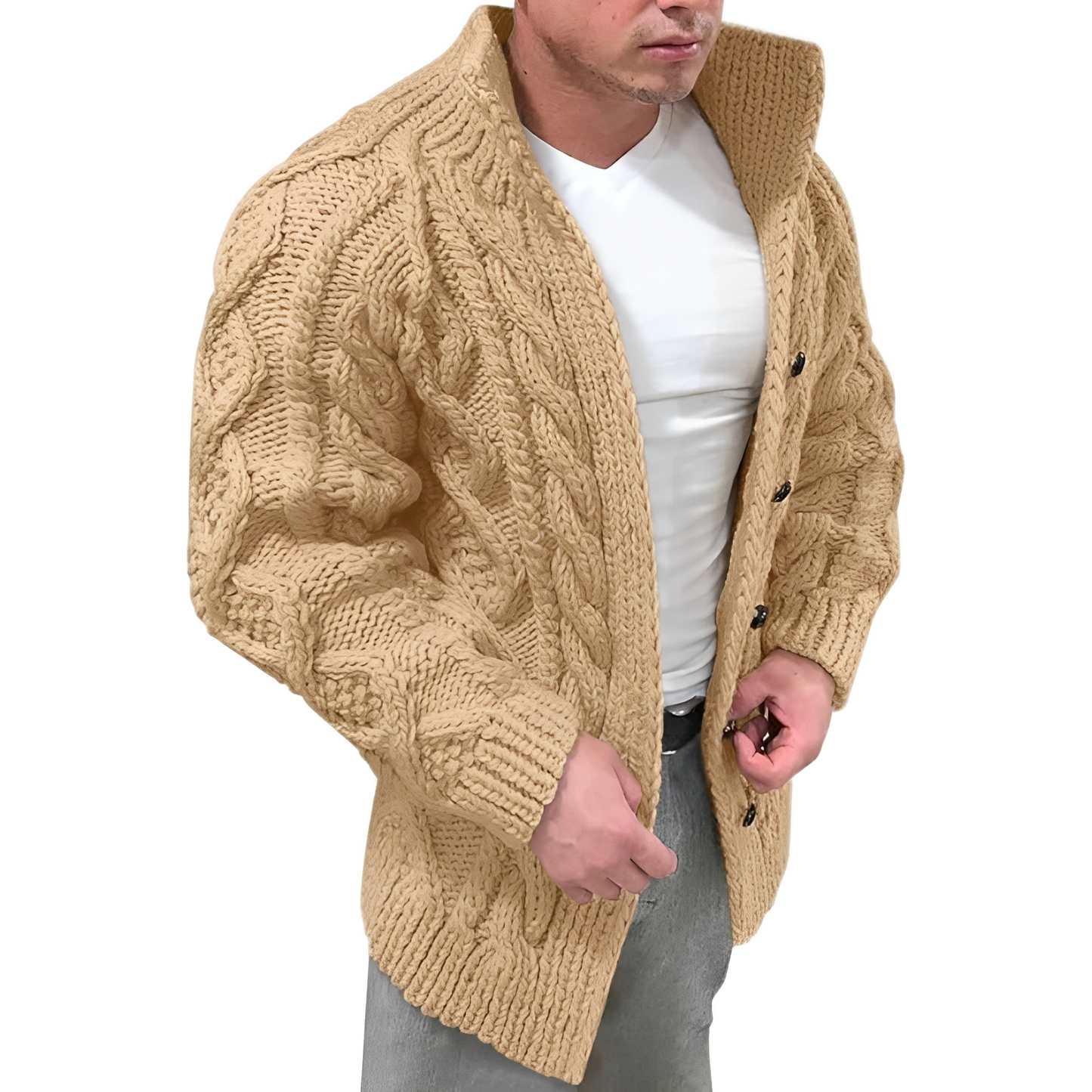 Oscar - Eleganter Strickjacke für Herren