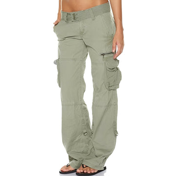 Matilda - Calça cargo estilosa e folgada para mulheres