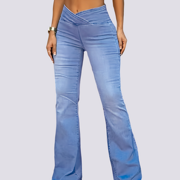 Lexi - Calças Jeans Elegantes com Boca de Sino
