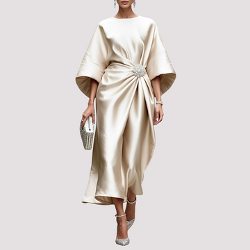 Kay - Vestido Midi Envelope Elegante