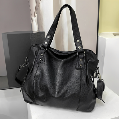 Erika - Elegant large leather bag for women