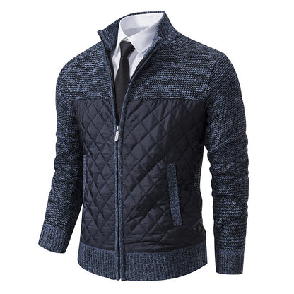 Denton - Elegant, warm twill jacquard jacket for men