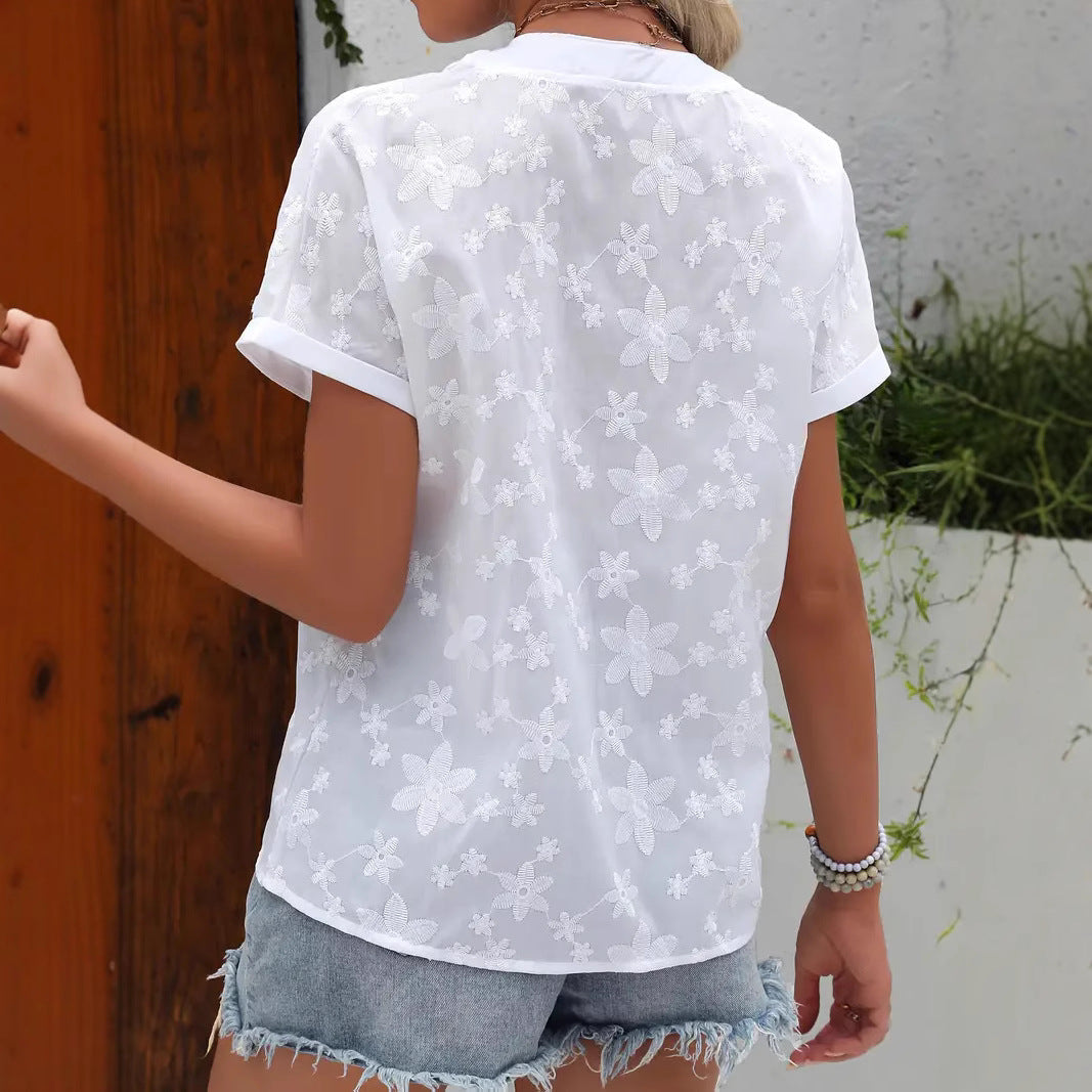 Rosalie - Blusa Floral Estilosa