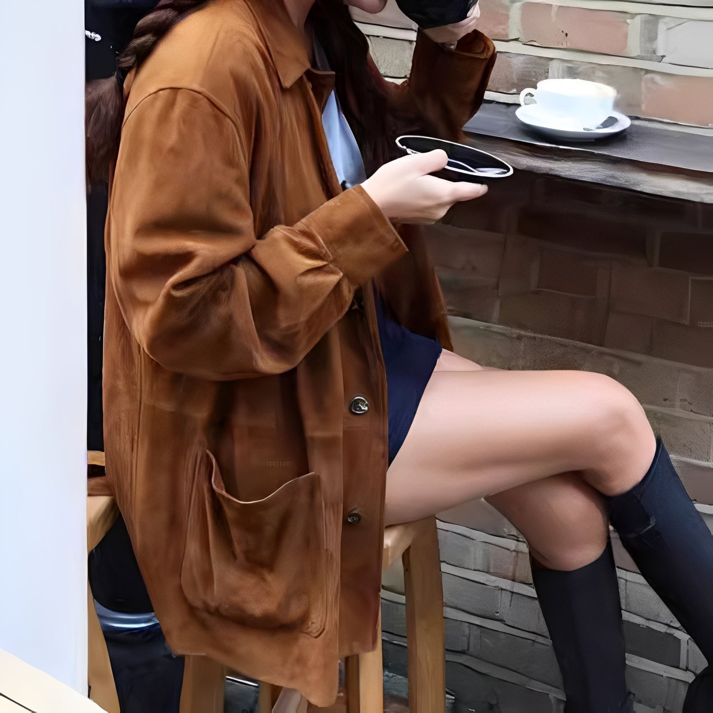 Armelle - Weiche Jacke mit aufgesetzten Taschen für Damen