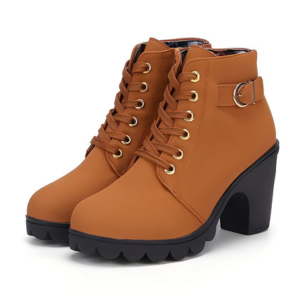 Roxanne - Fashion boots with block heel for women