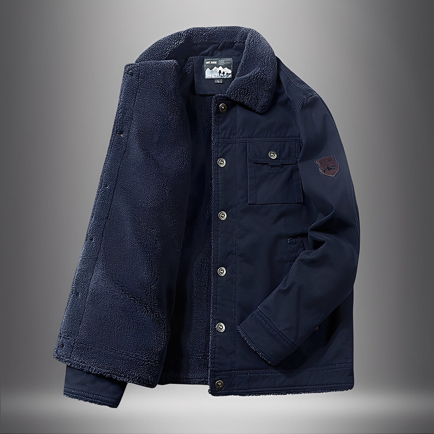 Theo - Modern, thick wool-lined jacket for men