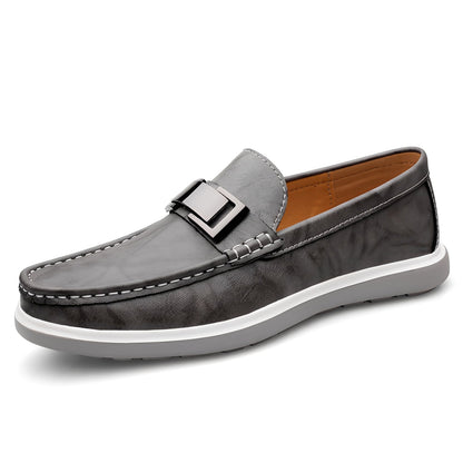 Martin - Casual flat leather shoes for men