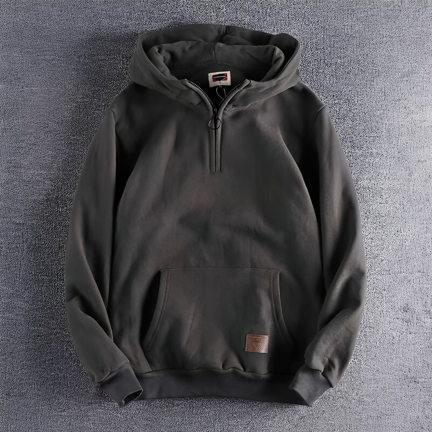 Tommy - Retro-Sweatshirt mit dickem Reißverschluss für Herren