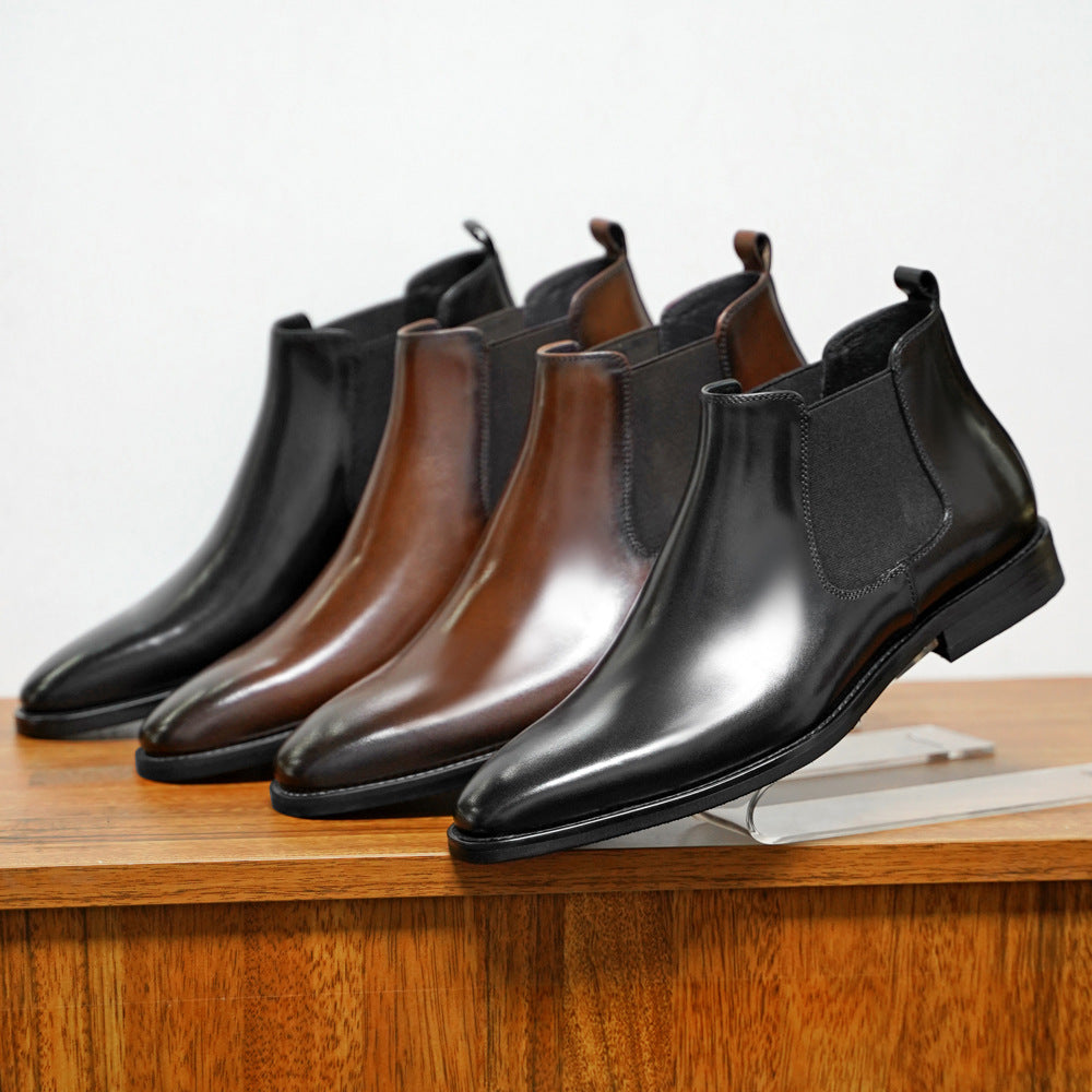 Jeremy - Formal Leather Chelsea Boots for Men