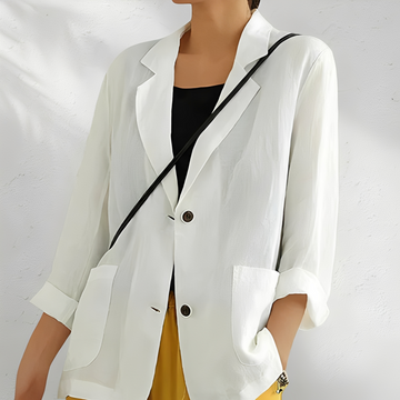 Divinna - Blazer de verão descontraído para mulher