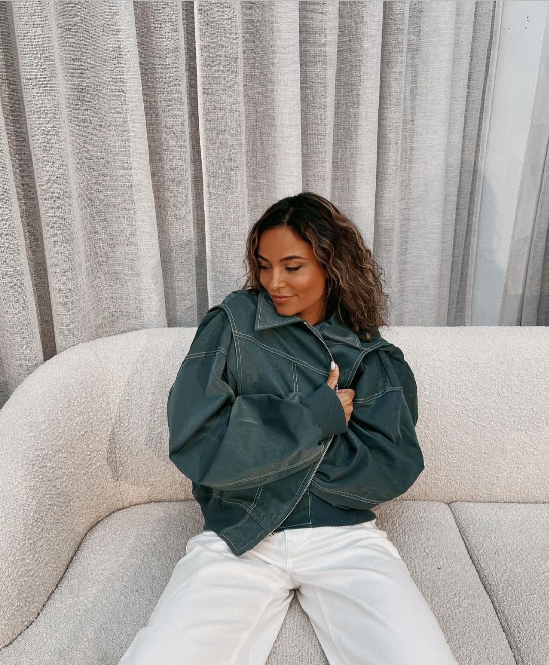 Lucia – Jaqueta Bomber Oversize