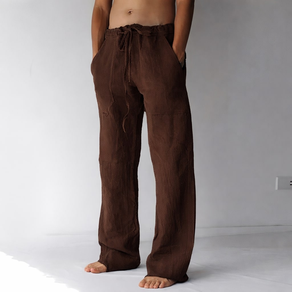 Arthur – Calça Baggy em Linho para Homem