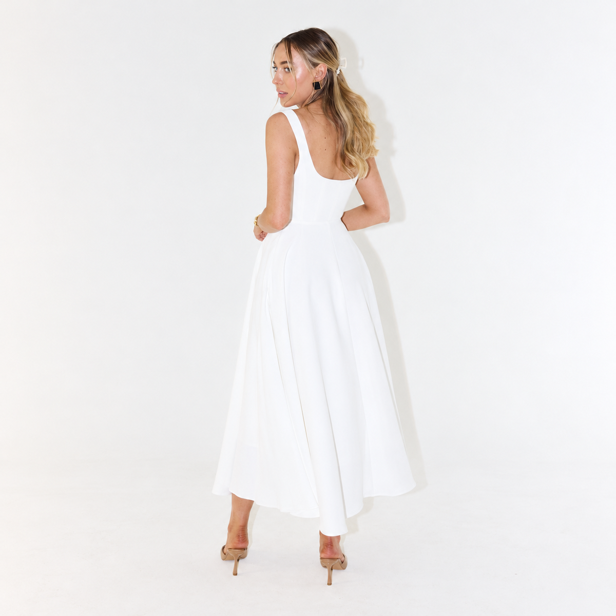 Melisa - Midi Vestido Feminino, Estiloso & Versátil
