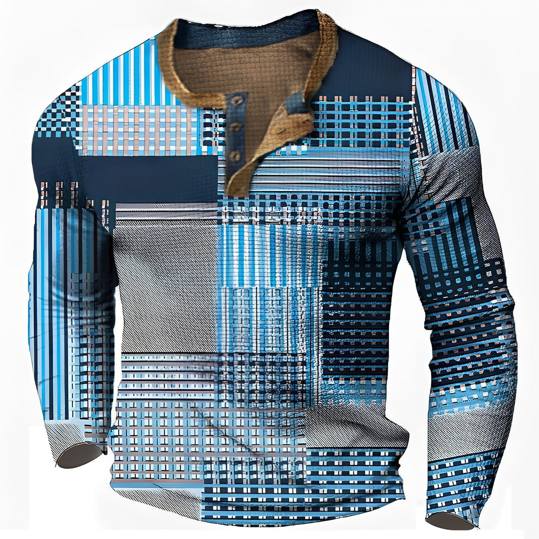 Sam - Camisa de Manga Longa Masculina - Estilosa e Casual