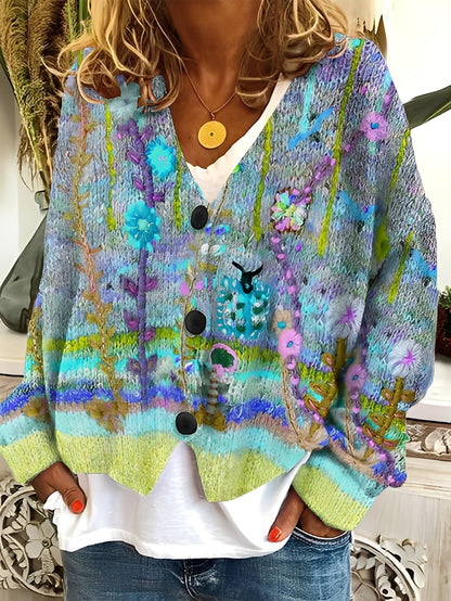 Daphné - Bequemer und bunter Pullover für Frauen