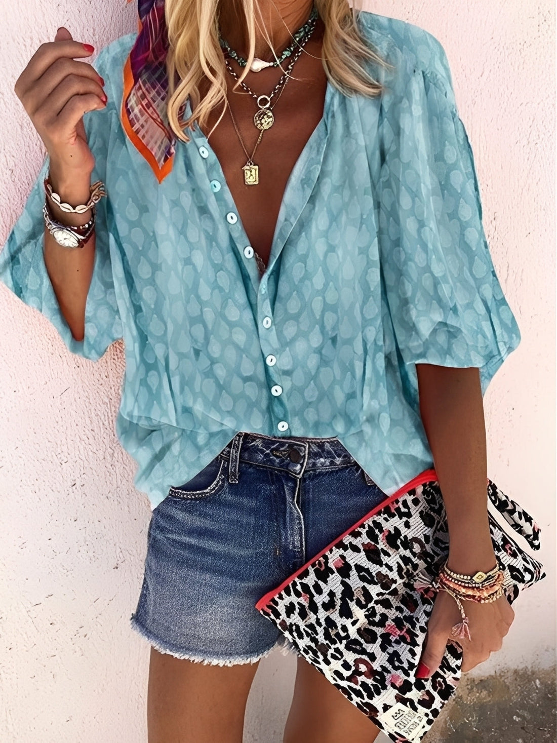 Jesse – Blusa feminina – casual e solta