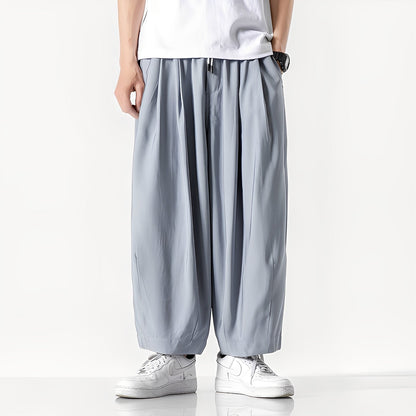 Adam - Wide cotton trousers for men