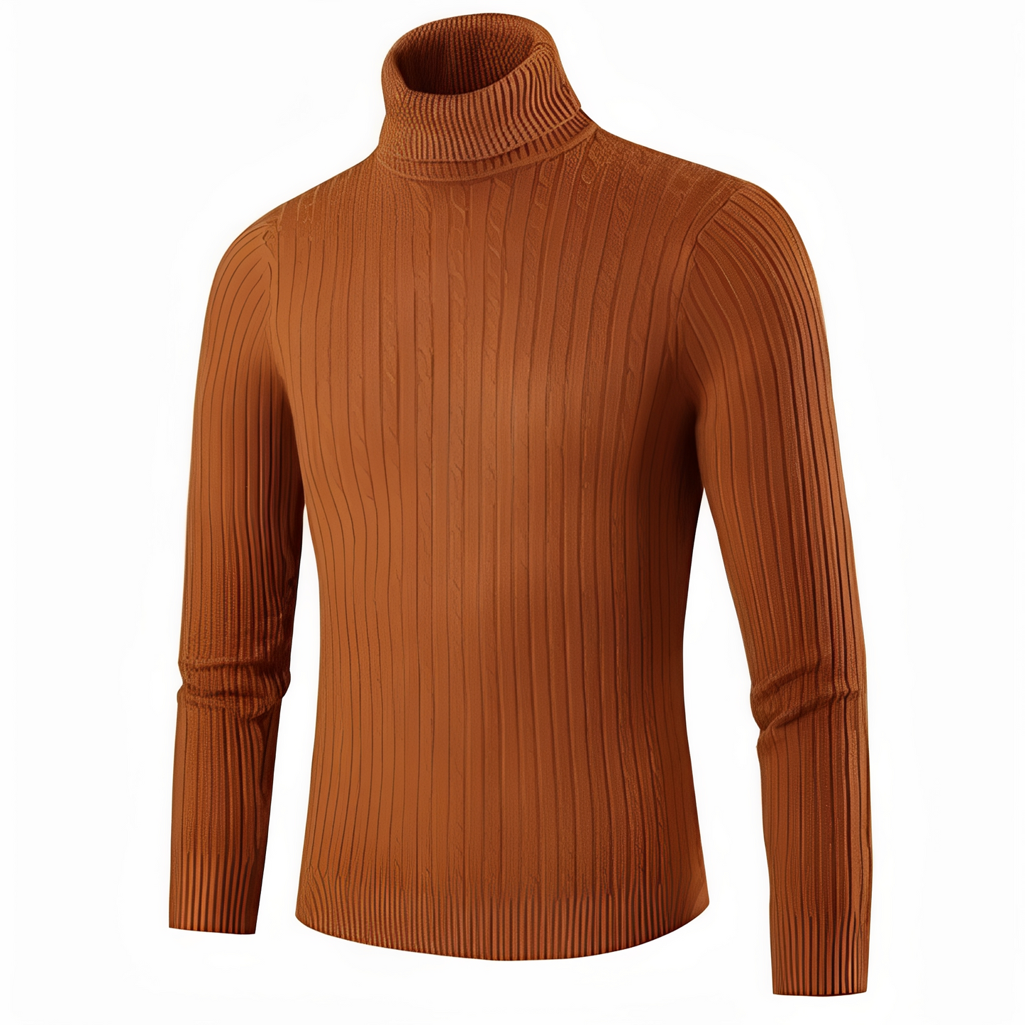 Patrick - Elegant Knitted Sweater with High Collar for Men