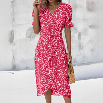 Addyson - Vestido Mini Elegante e Fluido