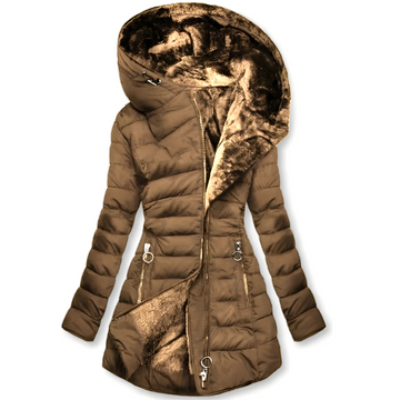 Jasmine - Moderna Jaqueta de Inverno com Capuz para Mulheres