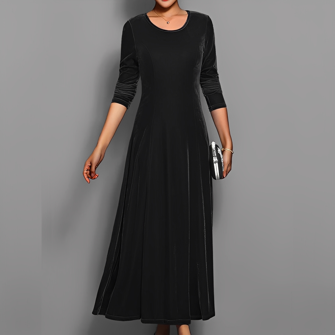 Mathilde - Elegantes Kleid mit langen Ärmeln für Damen